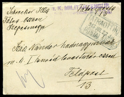 TÁTRAOTTHON 1915. I.VH Cenzúrázott, Tábori Levél Postaügynökségi Bélyegzéssel - Gebruikt