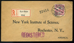 NYÍRBÁTOR 1912. Szép Ajánlott Levél Rochester ,  Az USA-ba Küldve - Gebraucht