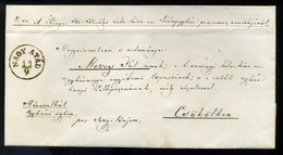 NAGYATÁD 1871. Szép Levél, érdekes Tartalommal Csökölyre Küldve  /  1871 Nice Letter Intr. Cont. To Csököly - ...-1867 Vorphilatelie