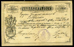 SZÉKESFEHÉRVÁR 1907. Vadászati Jegy - Unclassified