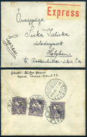 BUDAPEST 1910. Helyi Expressz Levél 3*12f-rel!!! - Other & Unclassified