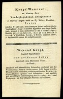 PEST 1780-1800. Cca. Arany Sas Fogadó, Dekoratív Korai Számla - Zonder Classificatie
