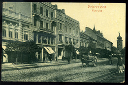 DEBRECEN 1908. Piac Utca, Weisz Lipót , Régi Képeslap - Hongarije