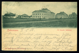 DEBRECEN 1900. Huszár Laktanya, Régi Képeslap, Osztrák Portózással  /  Hussar Barracks  Vintage Pic. P.card Austrian Pos - Gebraucht
