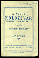 KOLOZSVÁR 1940. Visszatérés, Komplett Fotós Leporelló Füzet - Zonder Classificatie