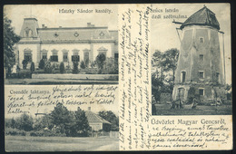 MAGYARGENCS 1928. Kastély, Malom, Régi Képeslap - Ungarn