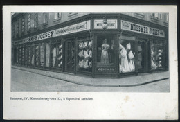 BUDAPEST 1914. Koronaherceg Utca, Mössmer üzlete, Régi Képeslap - Hongarije