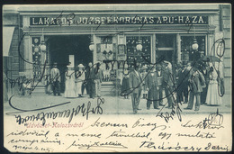 KOLOZSVÁR 1901. Lakatos József Koronás Áruháza, Régi Képeslap  /  József Lakatos Kr Store Vintage Pic. P.card - Religión & Esoterismo