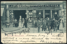 KOLOZSVÁR 1901. Lakatos József Koronás Áruháza, Régi Képeslap  /  József Lakatos Kr Store Vintage Pic. P.card - Godsdienst & Esoterisme