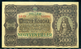 40 FILLÉR / 5000 K - Ohne Zuordnung