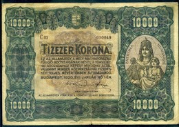 10000 KORONA 1920. - Zonder Classificatie