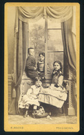 POZSONY 1870. Ca. Kozics : Gyereke Szép Visit Fotó - Sonstige & Ohne Zuordnung