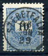 SZERETFALVA 10Kr Szép Bélyegzés - Used Stamps