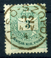 ALSÓSZOPOR 3Kr Szép Bélyegzés - Used Stamps