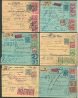 1915-17. 13db Csomagszállító, Változatos Bérmentesítésekkel.Jó Tétel! - Used Stamps