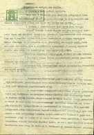 1941. Dokumentum Iratmásolat Díjjeggyel , Ritka   /  1941  Document Copy Farious Stamp Duty Rare Bundle - Briefe U. Dokumente