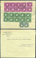 EGER 1946. Levél Lovasfutár 22 Bélyeges Bérmentesítéssel Budapestre - Covers & Documents