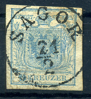 SAGOR 9Kr Szép Bélyegzés - Used Stamps