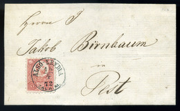 ALSÓLENDVA 1872. Szép 5 Kr-os Levél Pestre Küldve - Used Stamps