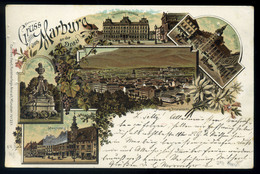 MARBURG 1898. Litho Képeslap - Hongarije