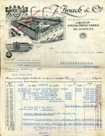 BUDAPEST 1924. Zwack , Dekoratív Fejléces Számla - Unclassified