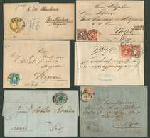 1850-67. 19db Levél, Többféle Bérmentesítéssel. Jó Minőség, Jó Tétel. - Used Stamps