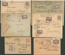 1920. 6 Db Légi Küldemény - Covers & Documents