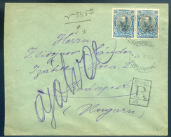 BULGÁRIA 1908. Ajánlott Levél Budapestre Küldve - Gebraucht