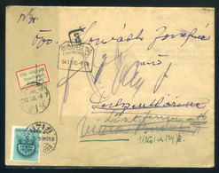 BUDAPEST 1940. Postázott Visszaküldött Gyászjelentés , Címnyomozó Bélyegzéssel - Cartas & Documentos