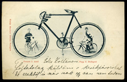 KERÉKPÁR Bajnokok 1900. Ritka Képeslap  /  BICYCLE Champions Rare Vintage Pic. P.card - Ungarn