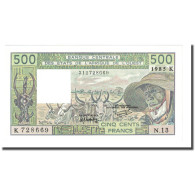 Billet, West African States, 500 Francs, 1985, KM:706Kh, NEUF - États D'Afrique De L'Ouest