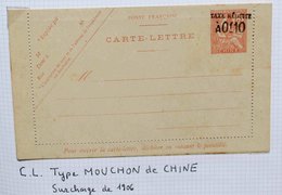 Chine - C.L  Type Mouchon  CHINE  - Taxe Réduite A 0F10 - Storia Postale