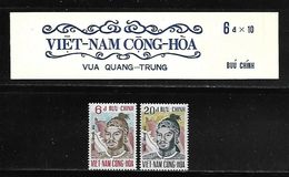 South Vietnam Booklet 1972 - Sc.#411a, With Pane Of 10 (6d) MNH Quang Trung King Stamps Plus A Full Set (MNH) - Vietnam
