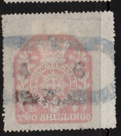 GB Fiscals / Revenues;  General Duty Wmk Scales Two Shillings ; Torn - Fiscale Zegels