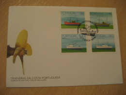 LISBOA 1994 Traineras Fishing Ships FDC Cancel Cover PORTUGAL - Lettres & Documents