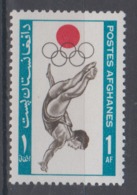 AFGHANISTAN 1964 OLYMPIC GAMES SPRINGBOARD DIVING - Tauchen