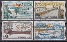 1956CORTINA - Italien - MiNr: 958-961 Komplett   Used - Hiver 1956: Cortina D'Ampezzo