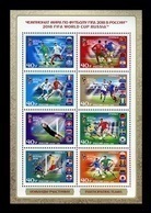 Russia 2018 Mih. 2559/66 Football. FIFA World Cup In Russia. Participating Teams (M/S) MNH ** - Unused Stamps