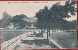 Bresil Brazil Brasil Brasilien Botafogo E Corcovado Rio De Janeiro (Very Good Condition) - Rio De Janeiro