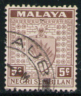 NEGRI SEMBILAN (MALAYSIA) 1935 - From Set Used - Negri Sembilan