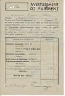 1943 - Avertissement De Paiement Fait Par Le Comité De Gestion Du Groupement Interprofessionnel Laitier Du Calvados - Landwirtschaft