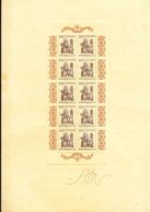 Germany 1994 Bishop Wolfgang Mi#1762 Ten Pieces Printing Proof On Cardboard, Signed Probably By Stamp Author - Lettres & Documents