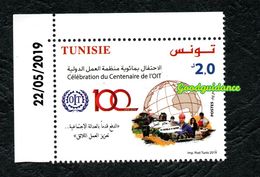 2019 - Tunisia - Centenary Of The International Labour Organization- ILO- OIT - Complete Set 1v.MNH** Dated Corner - IAO