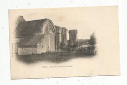 Cp, 41 , TROO , Ancienne église Des MARCHAIS ,  Dos Simple ,  Vierge - Other & Unclassified