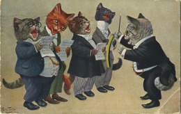 Arthur Thiele :   ( Serie 1012  )    Cats - Katten - Chats   (  Dirigent ) - Thiele, Arthur