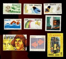 Brésil Brasil - Lot N° 59 De 9 Timbres Scannés Recto Verso - Verzamelingen & Reeksen