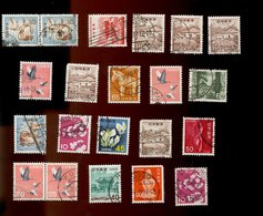 Japon Japan Nippon - Lot N° 61 De 20 Timbres Scannés Recto Verso - Collections, Lots & Séries