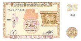 Armenia  P-50  25 Dram  1994  UNC - Arménie