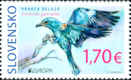 SLOVAKIA ESLOVAQUIA SLOVAQUIE SLOWAKEI 2019 EUROPA BIRDS Stamp ** - 2019