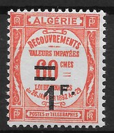 ALGERIE TAXE RECOUVREMENT SURCHARGE N° 23 NEUF * GOMME AVEC CHARNIERE - Postage Due